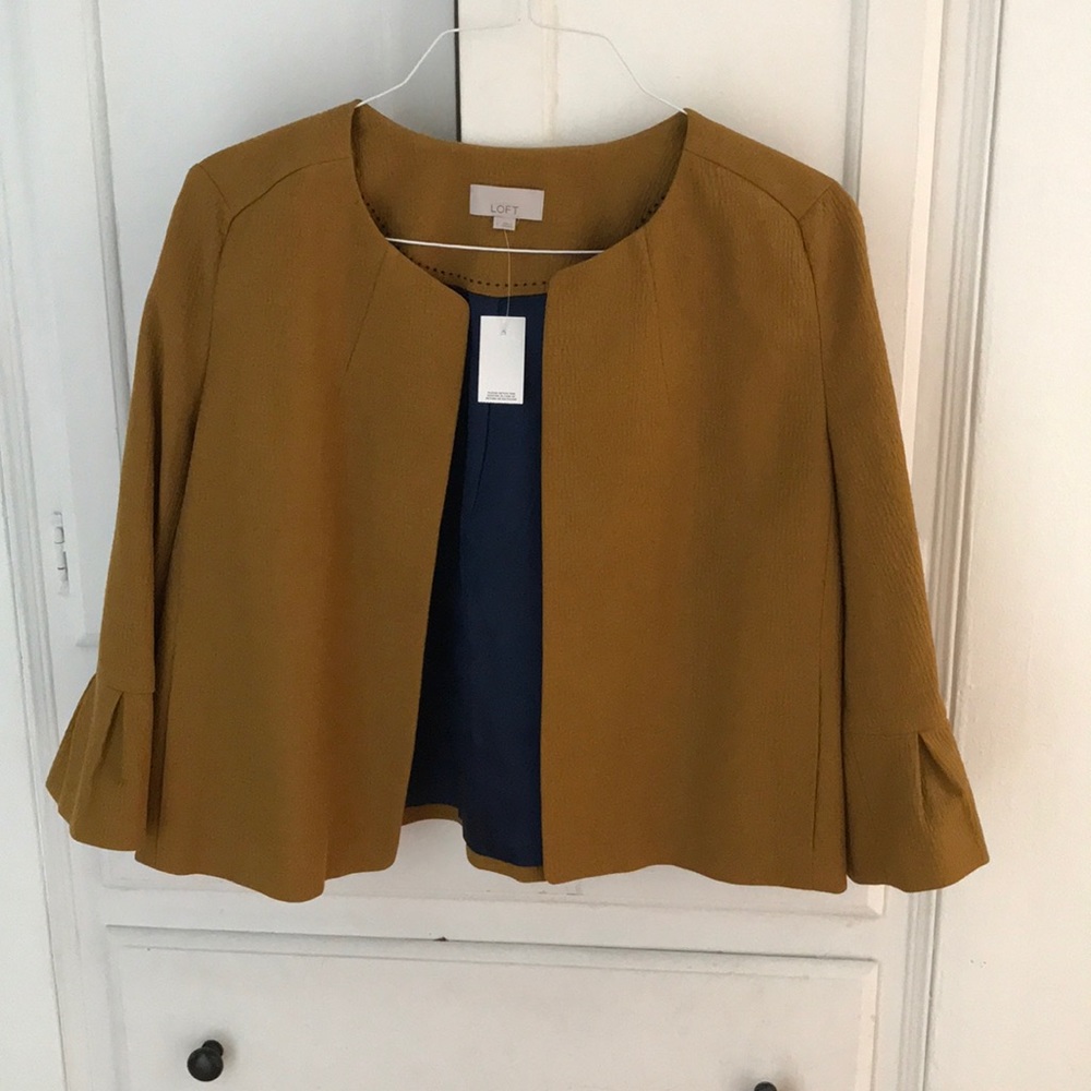 Loft lantern sleeve jacket